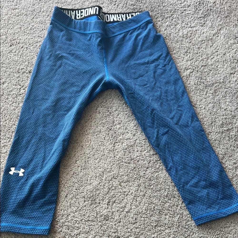 Under Armour Blue Capri Leggings
